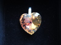 XILION HEART SWAROVSKI. STRIEBRO 925. 
