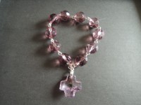 Ruženec, farba Light Amethyst.