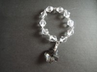 Ruženec, farba Crysta/Black Diamond