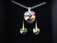 XILION HEART SWAROVSKY. STRIEBRO 925.